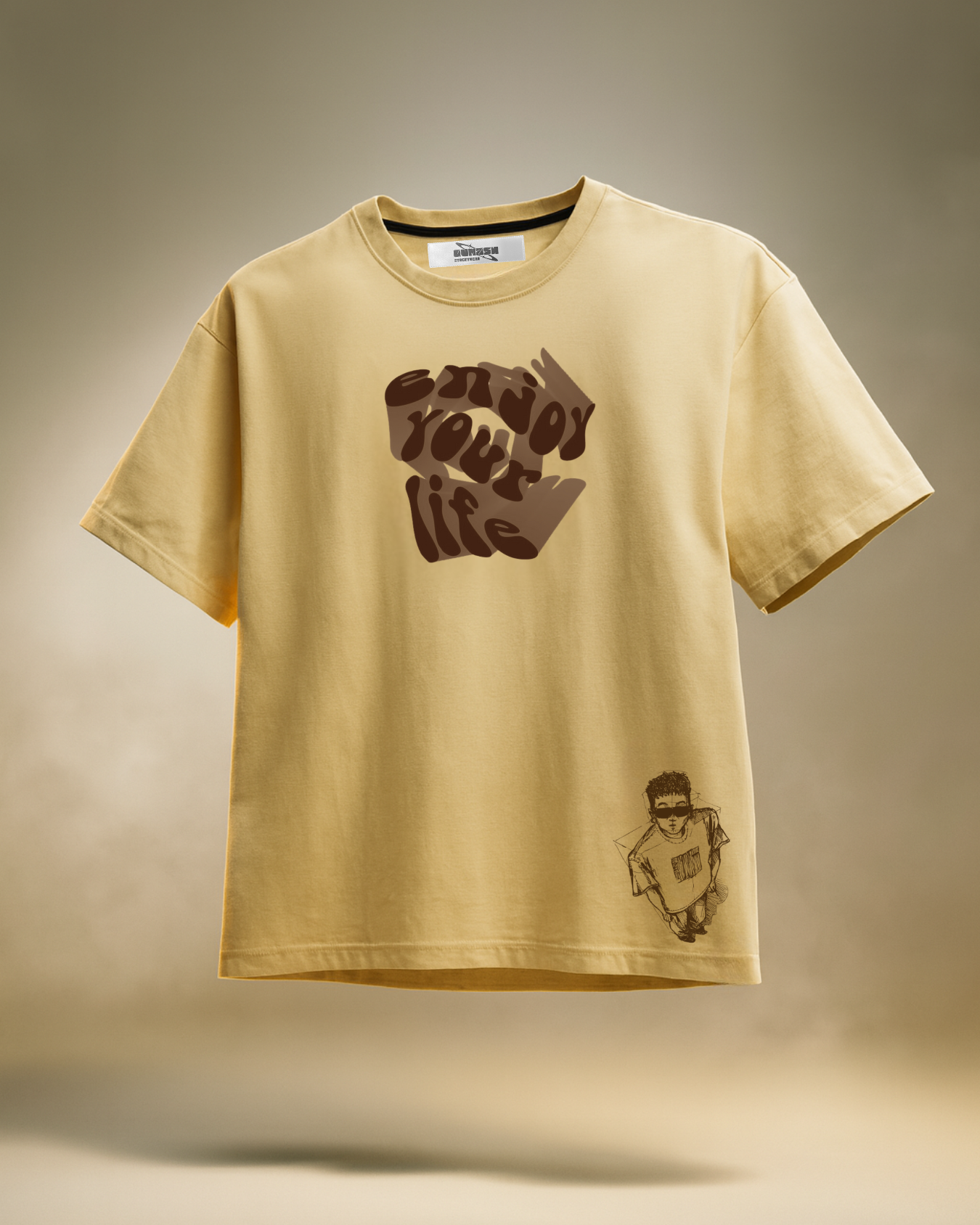 "Mellow " – Oversized Graphic Tee